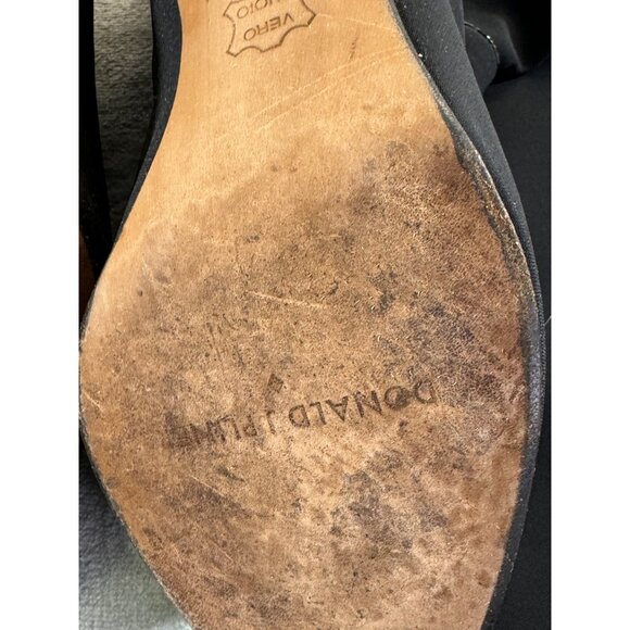 Donald J Pliner womens shoes 10M  Tracey Black Mid Calf Boots - Picture 15 of 16